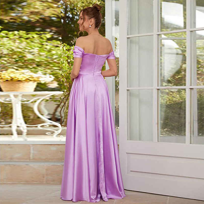 Banquet Temperament Concert Solo Bridesmaid Dress